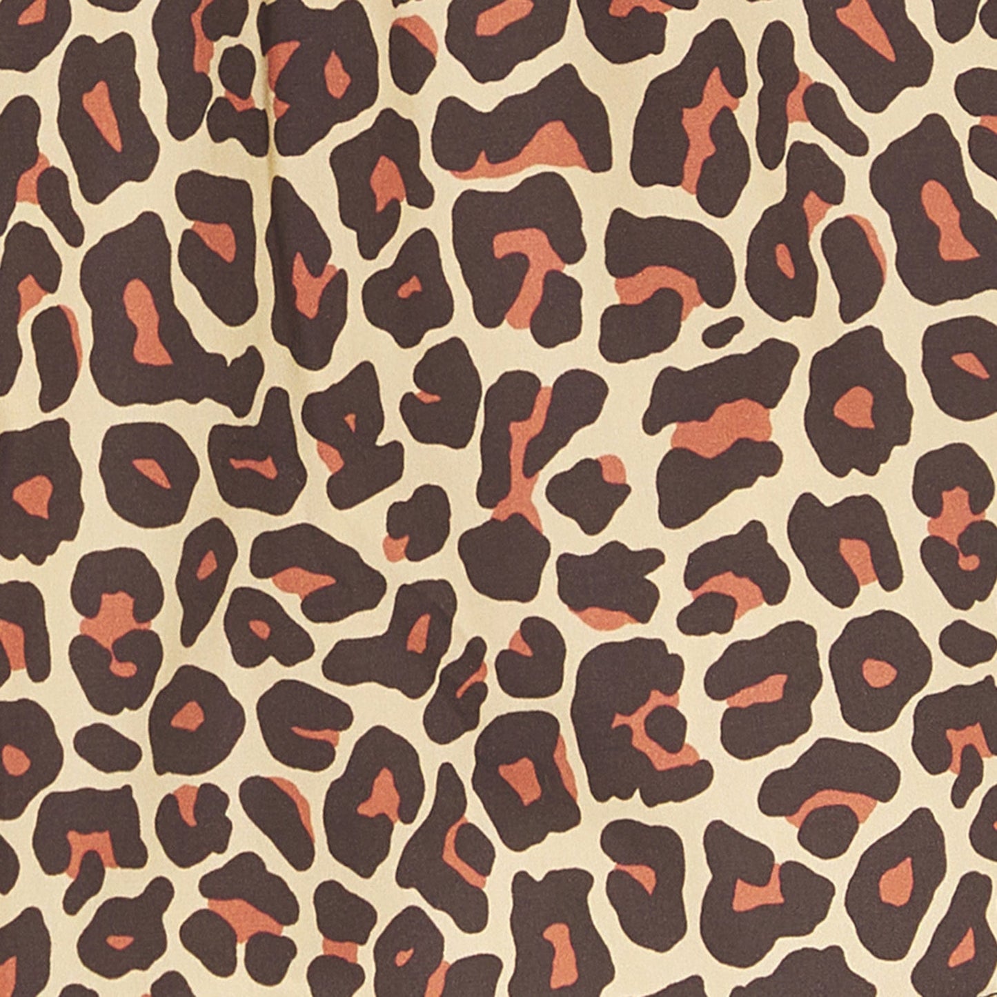 Leopard Print Boxer Shorts - Warm Beige