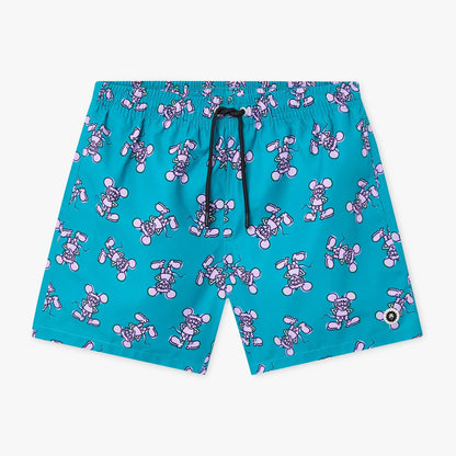 Keith Haring Andy Mouse Swim Shorts - Green