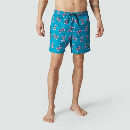 Keith Haring Andy Mouse Swim Shorts - Green