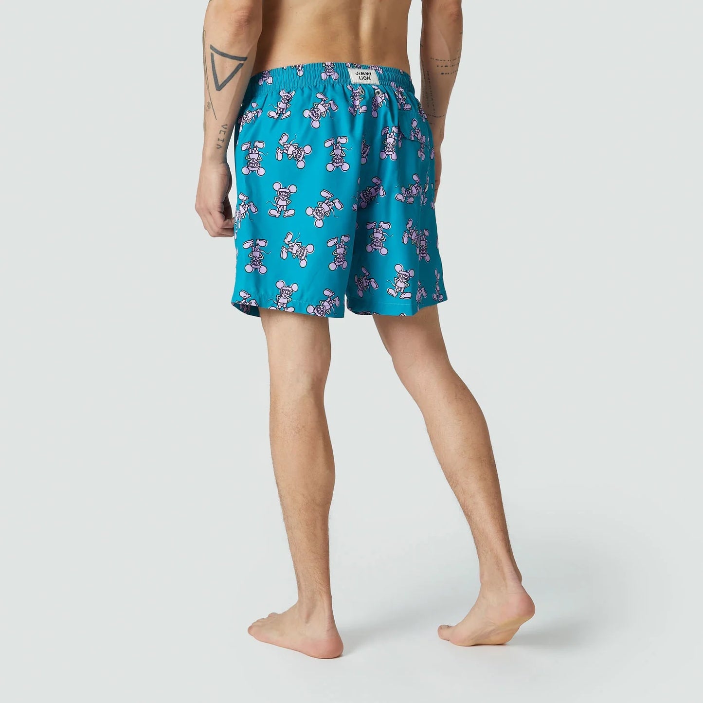 Keith Haring Andy Mouse Swim Shorts - Green