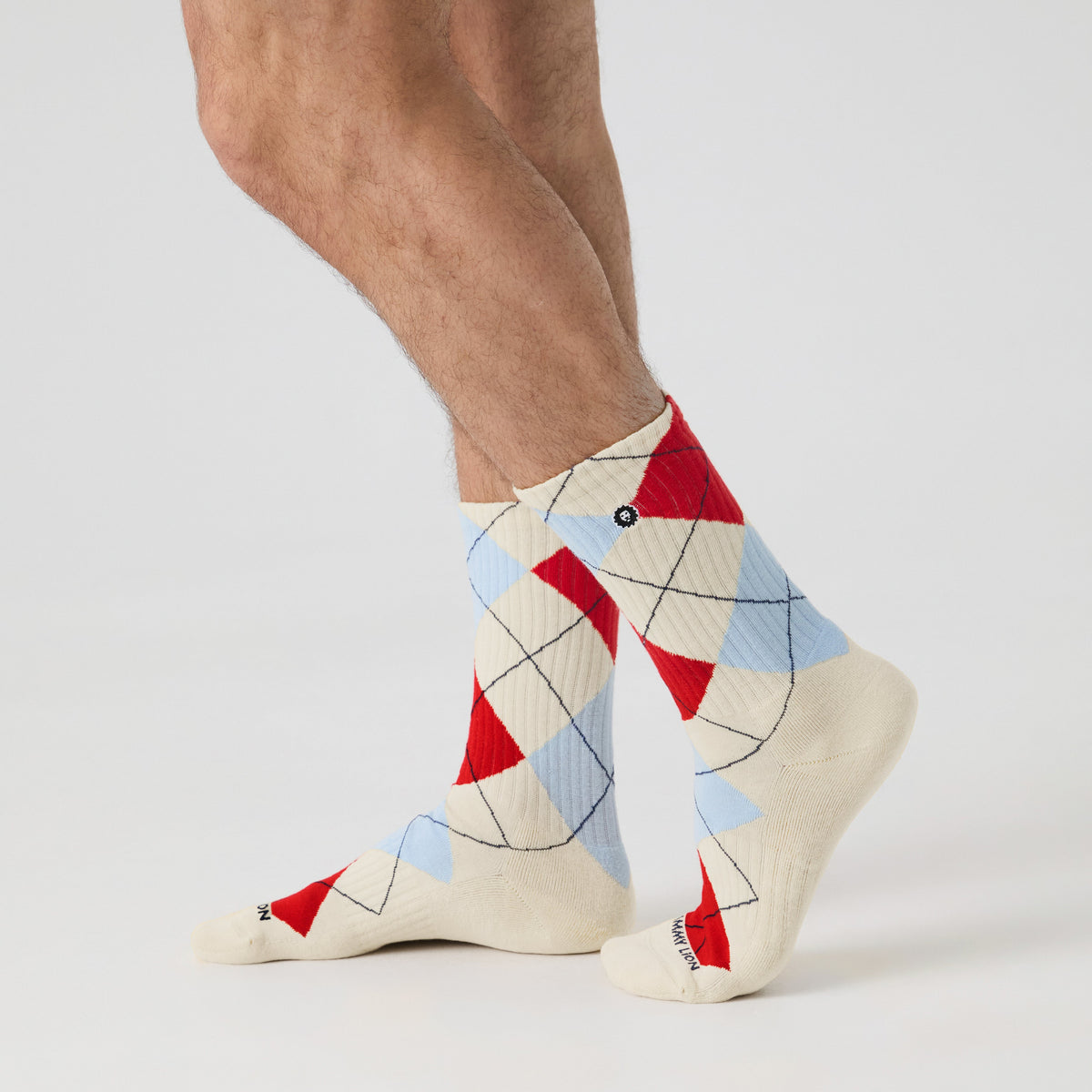 Athletic Argyle - Beige