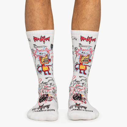 Athletic Basquiat Batman - White (1)