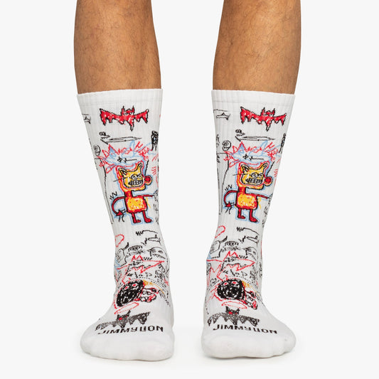 Athletic Basquiat Batman - White (1)