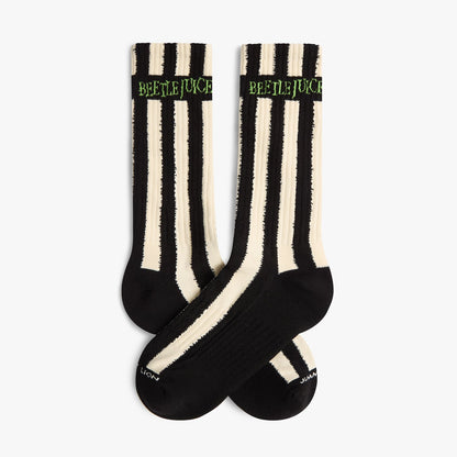 Athletic Beetlejuice Pinstripe - Black, Beige