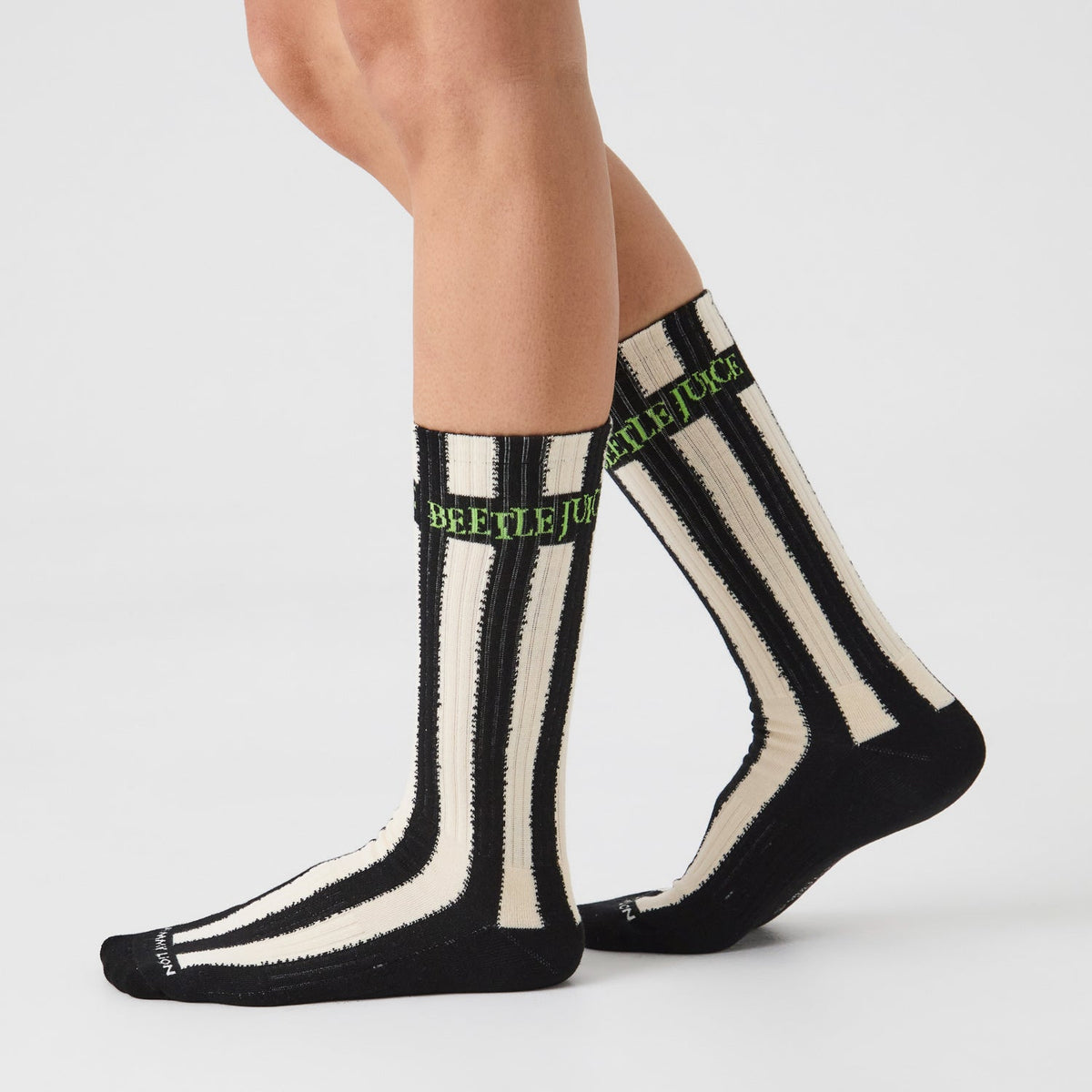Athletic Beetlejuice Pinstripe - Black, Beige