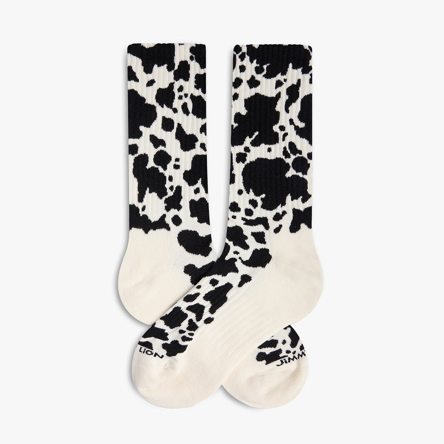 Athletic Cow Print - Milk White