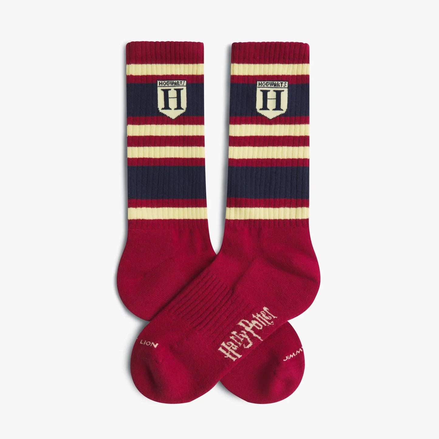 Athletic Harry Potter Hogwarts Socks - Burgundy