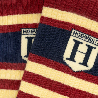 Athletic Harry Potter Hogwarts Socks - Burgundy