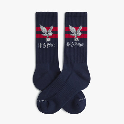 Athletic Harry Potter Hedwig Socks - Dark Blue