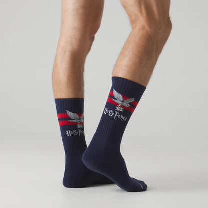 Athletic Harry Potter Hedwig Socks - Dark Blue