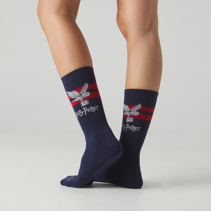 Athletic Harry Potter Hedwig Socks - Dark Blue
