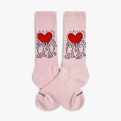 Athletic Keith Haring Heart - Pink