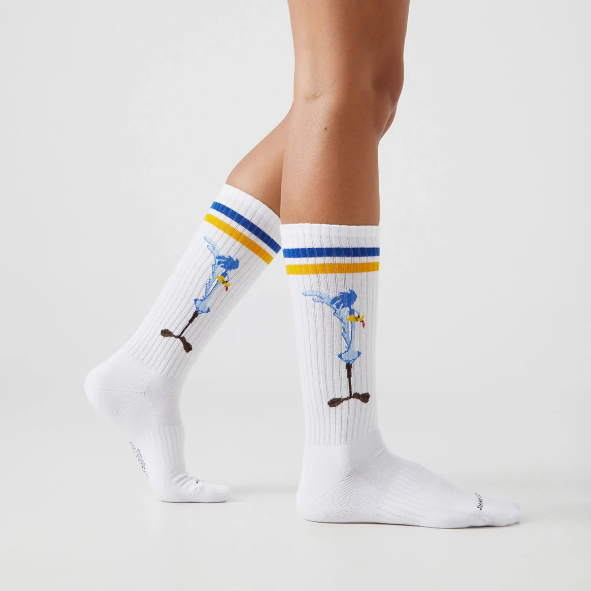 Athletic Road Runner vs Coyote - White