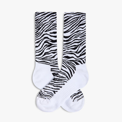 Athletic Zebra Print - White