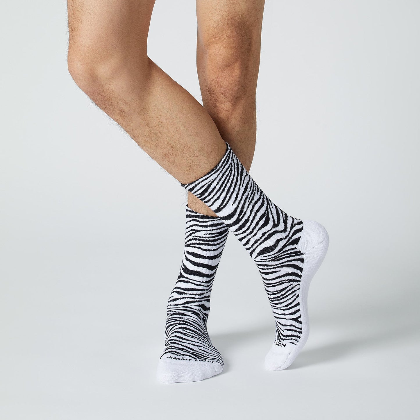 Athletic Zebra Print - White