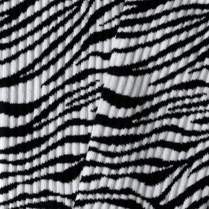 Athletic Zebra Print - White