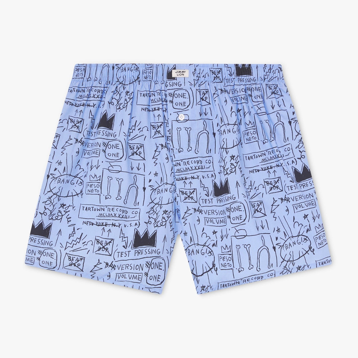 Basquiat Beat Bop Boxer Shorts - Light Blue