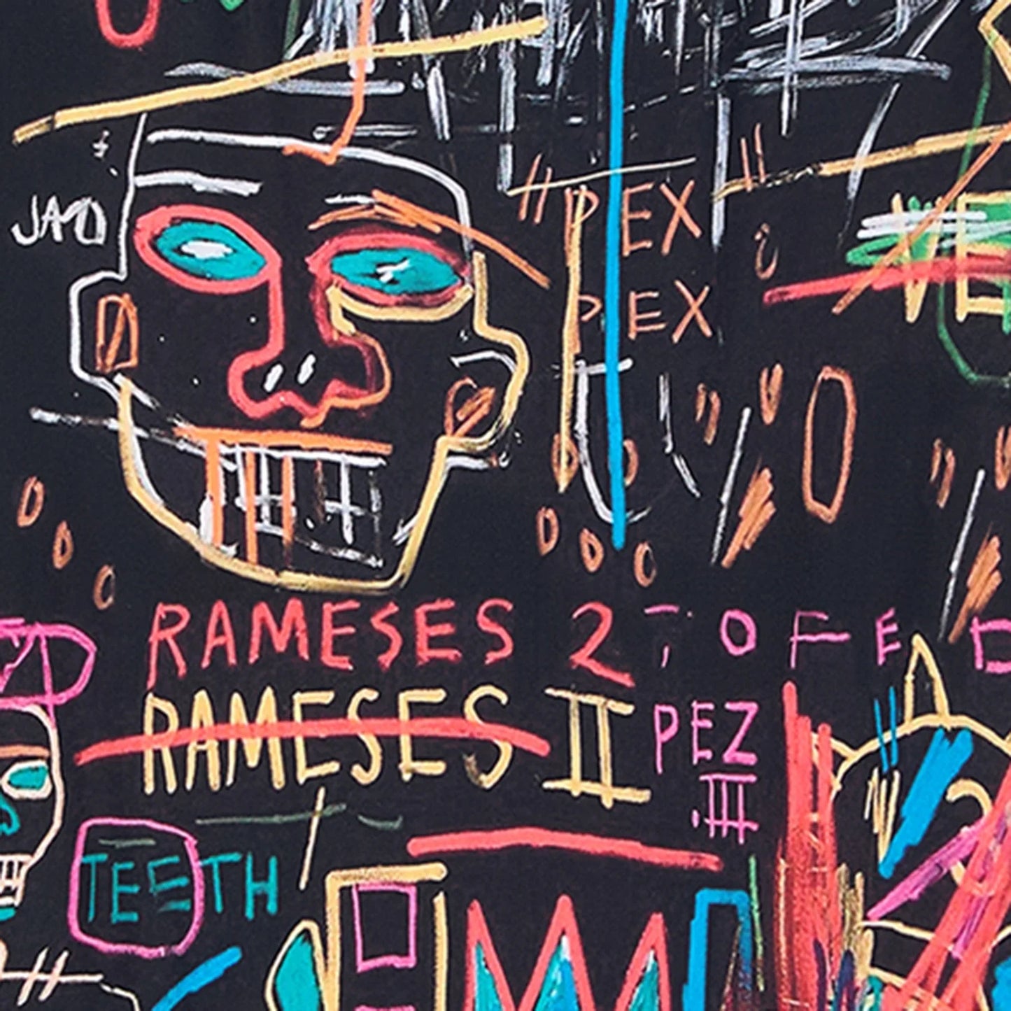 Basquiat Kings of Egypt Swimsuit - Black