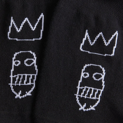 Basquiat Sugar Ray No Show - Black (3)