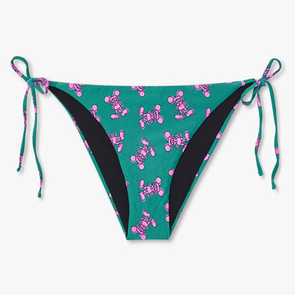 Keith Haring Andy Mouse Bikini Top - Green