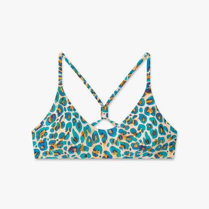 Leopard Print Scoop Top - Butter Yellow