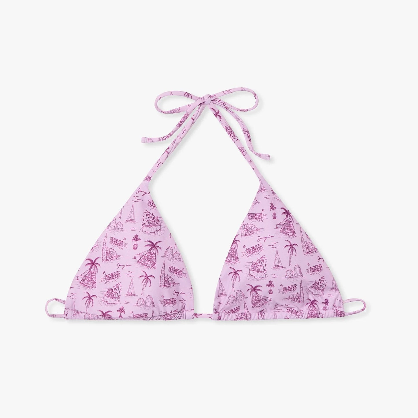 Island Bikini Top - Pink