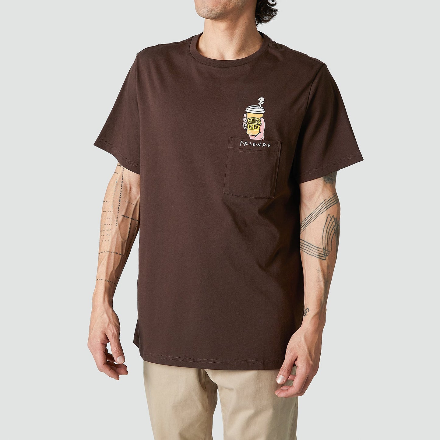 Friends Central Perk Tee - Brown