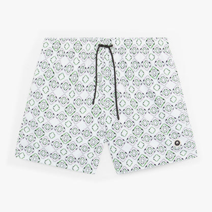 Geometric Swimmers Swim Shorts - Beige