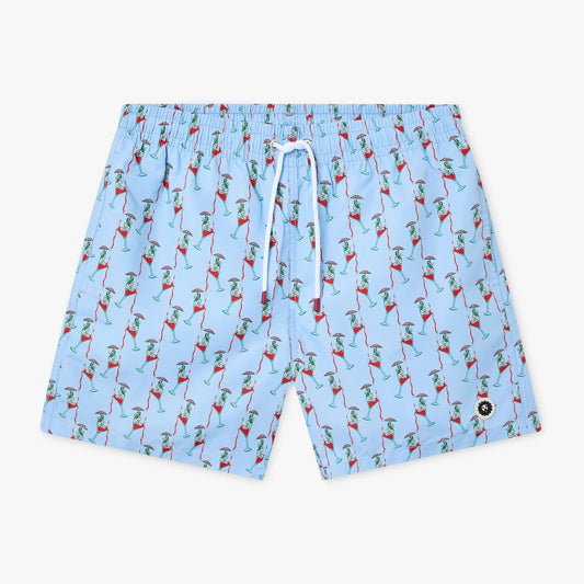 Happy Hour Swim Shorts - White