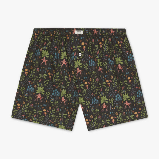 Harry Potter Herbology Boxer Shorts - Dark Gray