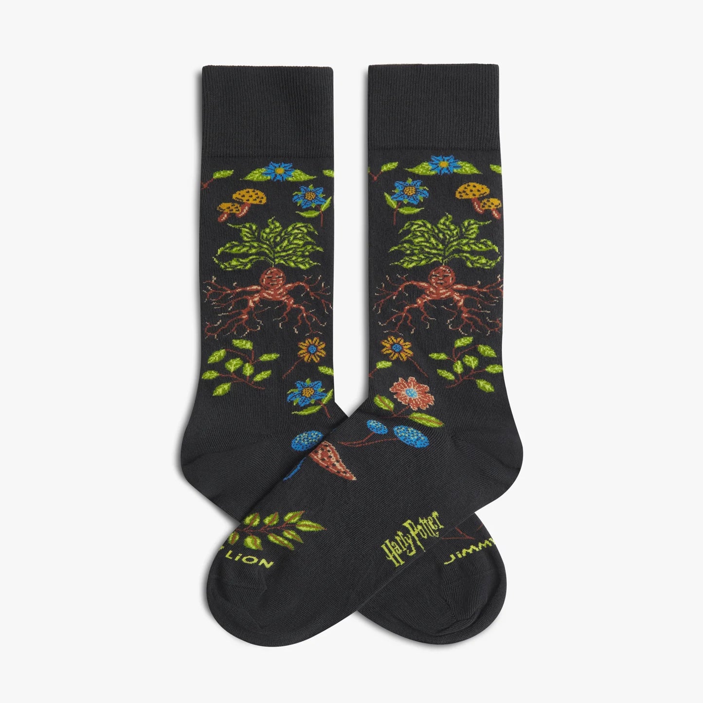 Harry Potter Herbology Socks - Dark Gray