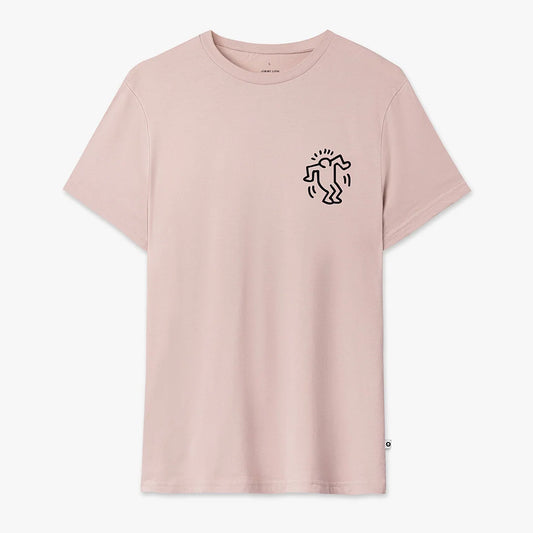 Keith Haring Heart Tee - Pink