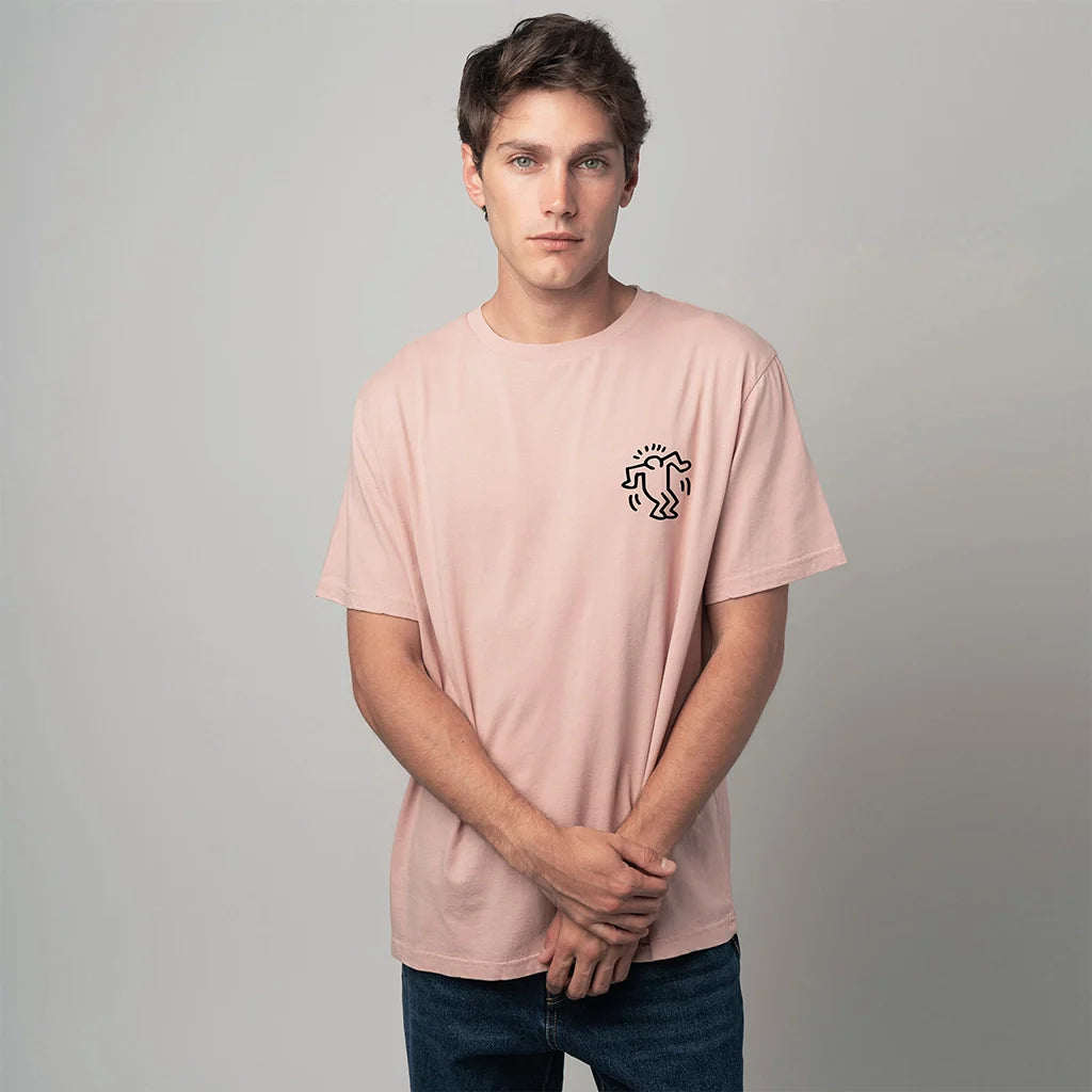 Keith Haring Heart Tee - Pink