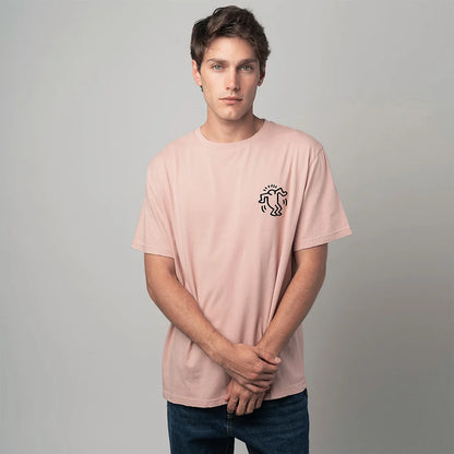 Keith Haring Heart Tee - Pink