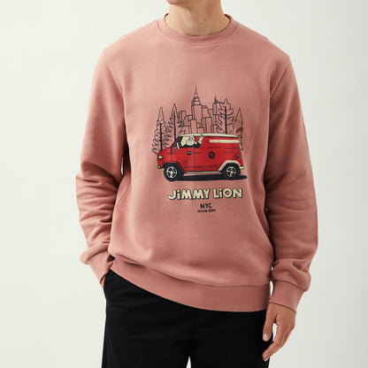 Holiday Sweat Van - Pink (2)