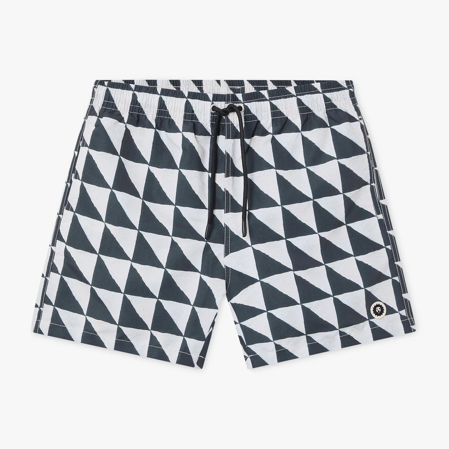 Mosaic Swim Shorts - Black