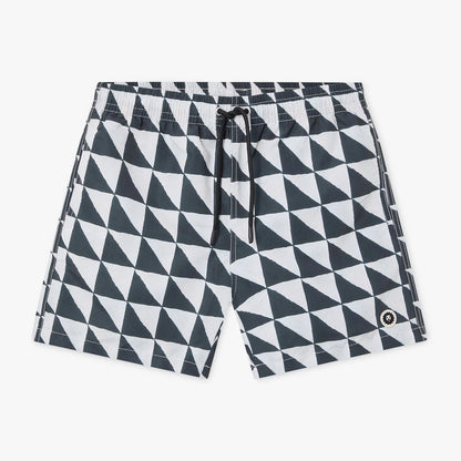 Mosaic Swim Shorts - Black
