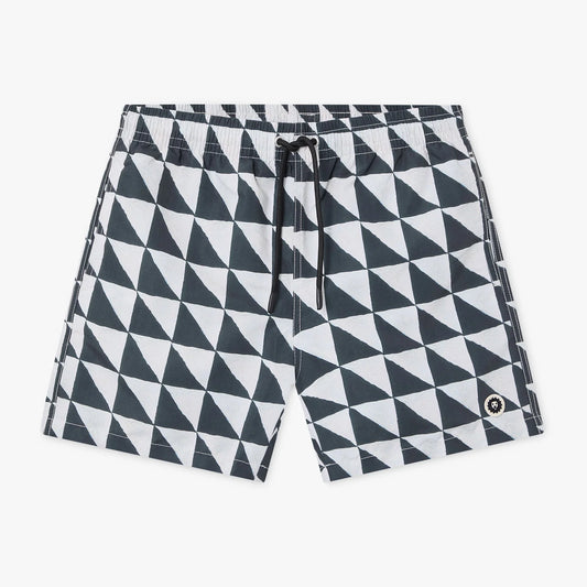 Mosaic Swim Shorts - Black