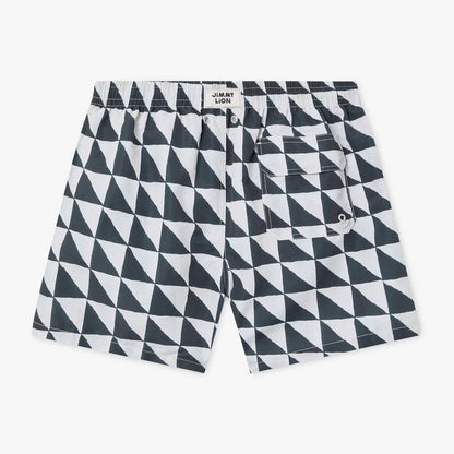 Mosaic Swim Shorts - Black