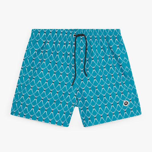 Olympic Swimmer Swim Shorts - Dark Acqua
