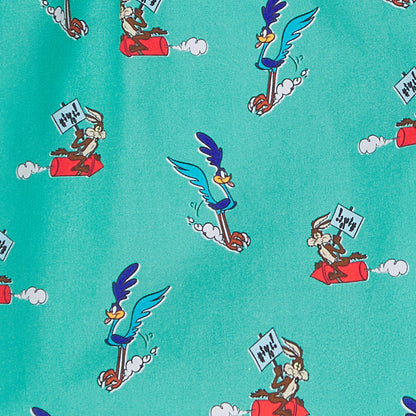 Road Runner vs Coyote Boxer Shorts - Sage Green