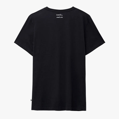 Keith Haring Safe Sex Pocket Tee - Black