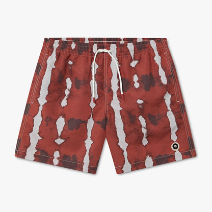Delta Swim Shorts - Sunset Red
