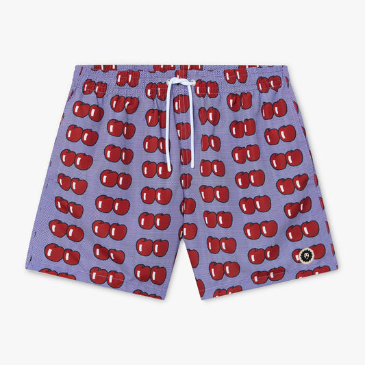 Roy Lichtenstein Two Apples Swim Shorts - Blue