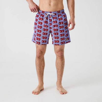 Roy Lichtenstein Two Apples Swim Shorts - Blue