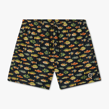 Gone Fishing Swim Shorts - Dark Blue