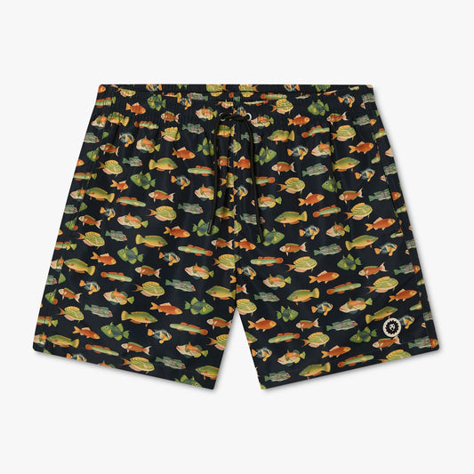 Gone Fishing Swim Shorts - Dark Blue