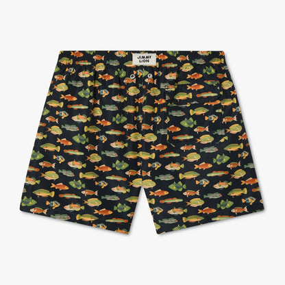 Gone Fishing Swim Shorts - Dark Blue