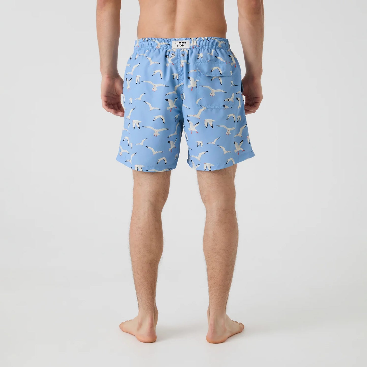 Seagulls Swim Shorts - Sky Blue