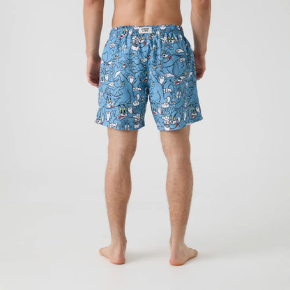 Tom and Jerry Swim Shorts - Blue